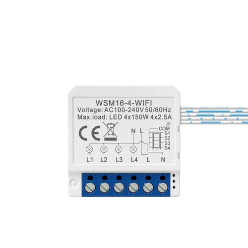 Mini Hidden Smart Switch - Zigbee - 4 Gang Mini Hidden Smart Switch - Zigbee - 4 Gang