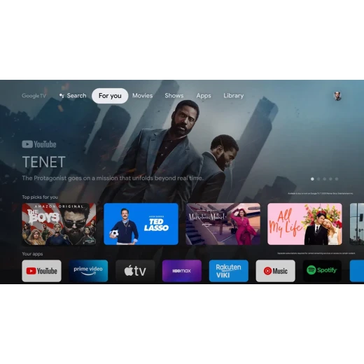 تلفزيون TCL مقاس 139 سم (55 بوصة) – سلسلة معدنية بدون حواف، 4K UHD ذكي LED بنظام Google TV، موديل 55V6B (أسود) – ضمان لمدة سنتين - تي سي ال - Image 20