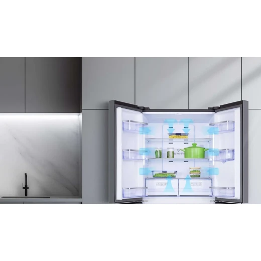 ثلاجة TCL موديل P560CDGL مع تحكم في التجميد (No Frost) وشاشة LED، بتقنية VCM – ضمان لمدة سنتين - تي سي ال - Image 4