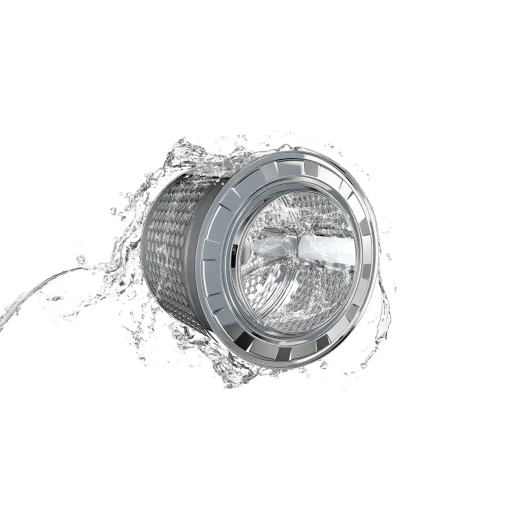 غسالة TCL موديل P607FLG بمحرك BLDC، مقبض كروم، لون رمادي، بتقنية العاكس (Inverter) – ضمان لمدة سنتين - تي سي ال - Image 5