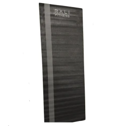 Yoga Mat Rali Fitness With Easy carrying Strap, Anti-slip, 8mm Thickness Black Yoga Mat-172 * 61 cm