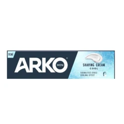 ARKO Shaving Cream Cool 65g for Sensitive Skin, Aloe Vera & Lavender Oil Formula, Reduces Irritation & Razor Burn, Soothes and Refreshes Skin