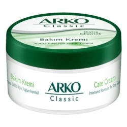 Arko Classic Hand Cream 250ml – Deep Moisture with Vitamin E & Panthenol | Vegan, Paraben-Free, Fast Absorbing