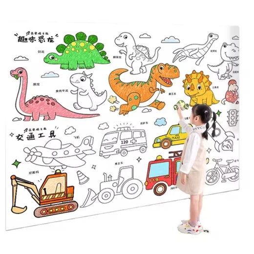 رسومات على الجدران قم بالطلاء أينما تريد 40 * 300 - ألعاب ار اس - Image 6