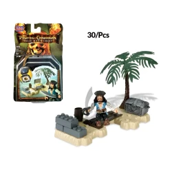 Mega Bloks Pirates of the Caribbean Jack Sparrow Dead Mans Chest 30Pcs