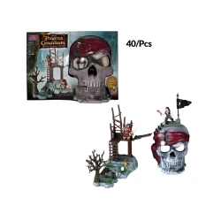Mega Bloks Pirates of The Caribbean Skull Playsets 40 PCS
