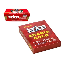 Nab Arabia Gold Plastic Playing Cards