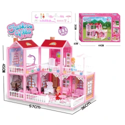 Fashion Villa Beauty Play Set -Dollhouse 141 Pcs