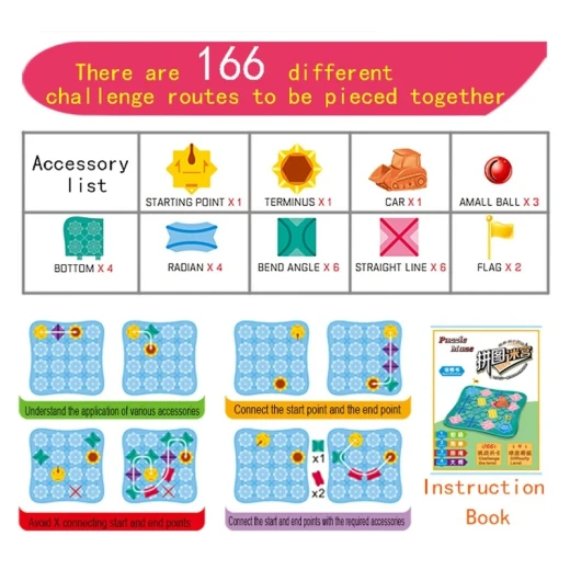 Maze Jigsaw Puzzle 166pcs - Rs Toys - Image 8