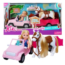 Barbie Kiki Love Happy Farm Doll And Horse
