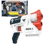Warfare Heat Soft Space Gun (826-65A) Safe EVA Bullets, Includes Gun, Mask, Dart, and 10 Soft Bullets Fun Toy for Boys Ages 6+ - Rs Toys