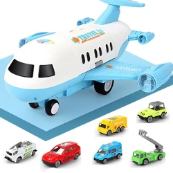 Air Transport Plane With 6 Toy Vehicles Play set 34.5 × 33.5 × 20 cm 3+ Years