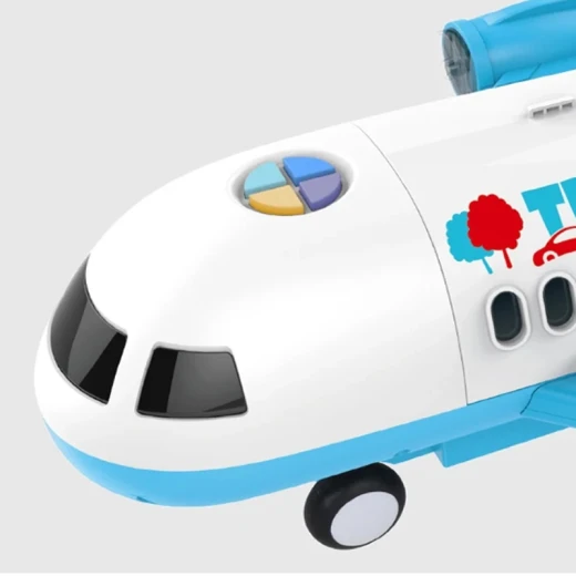 Air Transport Plane With 6 Toy Vehicles Play set 34.5 × 33.5 × 20 cm 3+ Years - Rs Toys - Image 4