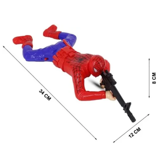 لعبة الرجل العنكبوت الزاحفة مع الصوت والضوء (9015)  للأطفال من عمر 3 سنوات فما فوق - ألعاب ار اس - Image 6