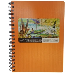 Arthen Spiral  Drawing Sketch Book 25 Sheets 160 gram Size 16K 19.5 x 26.7 cm Assorted Color (JMD-1314-16K)