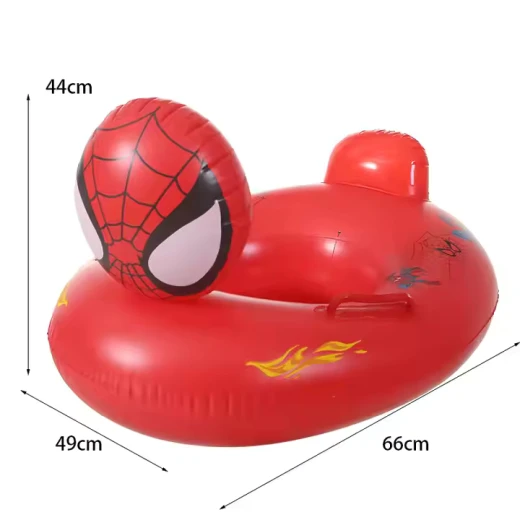 Spider Man Baby Swimming Tube with Handles – Kids Inflatable Pool Float Ring for Ages 1–4  years - Rs Toys - Image 2