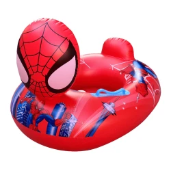 Spider Man Baby Swimming Tube with Handles – Kids Inflatable Pool Float Ring for Ages 1–4  years