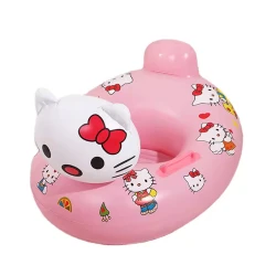Hello Kitty Baby Swimming Tube with Handles – Kids Inflatable Pool Float Ring for Children Ages 1 to 4 Years