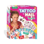 مجموعة تاتو وتزيين الأظافر للبنات من عمر 8 سنوات – طقم فن الأظافر والتاتو للجسم - ألعاب ار اس