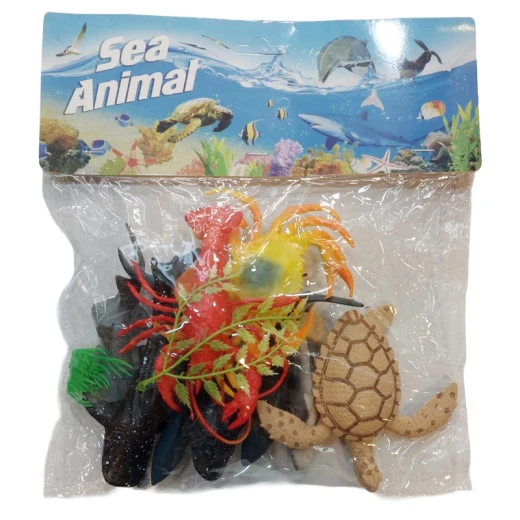 Sea Fish & Sea Animal Figures 11 Pcs Size Approx 13 cm , high quality Filled Plastic (Sea-11-RS) - Rs Toys - Image 2