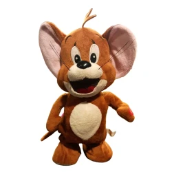 Tom and Jerry - Jerry Musical Walking Plush Toy - 30 cm - Walks and Sings - Suitable for Ages 8 Months and Up