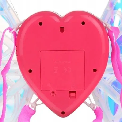 Electric Butterfly Fairy Angel Wings with Colorful LED Lighting & Music, Flapping Motion – Battery Operated for Girls 3+ - Rs Toys - Image 4