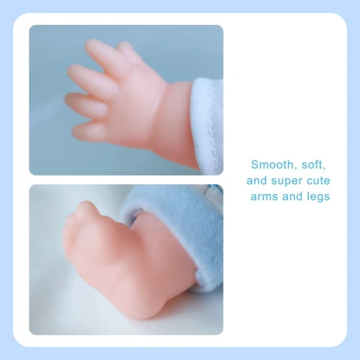 Sweet Baby Interactive Doll Playset 33cm with Metal Stroller, 12 Sounds, Feeding, Pee & Sleeping Functions, Baby Care Accessories Included, Baby Doll Toy for Girls Age 3+ - Rs Toys - Image 6