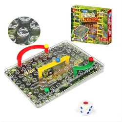 3D Snakes and Ladders Game | Interactive Family Multiplayer Game for 2 to 4 Players | Ages 3+