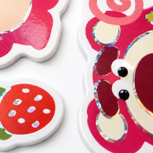Lotso Bear 3D EVA Foam Stickers for Kids, Colorful Self-Adhesive Raised Stickers for Scrapbooking, Notebooks, 14.5 × 29 cm Sheet (QSE 22701) - Rs Toys - Image 2