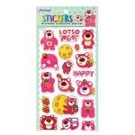 Lotso Bear 3D EVA Foam Stickers for Kids, Colorful Self-Adhesive Raised Stickers for Scrapbooking, Notebooks, 14.5 × 29 cm Sheet (QSE 22701) - Rs Toys