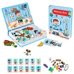 Color Day - Magnetic Puzzle Book, Boy Changing Clothes (59 Pcs) - Suitable for Ages 3 Years & Up - Rs Toys