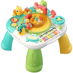 Amusement Park Study Table Multifunctional Activity Table for Kids with Piano & Train For Age 18 + (YL618-RS)
