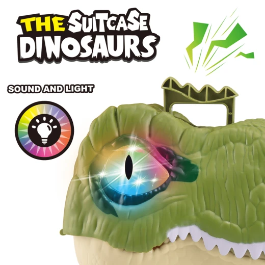 Dinosaur Assembly Toy Set -Realistic Electric DIY Kit with Light & Sound, Inertia Dinosaur Storage Toy | For Ages 3+ - Rs Toys - Image 6