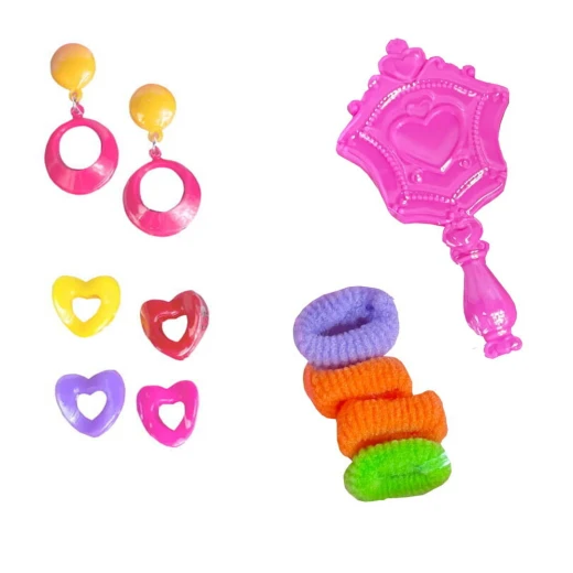 Hair Style Doll Head Playset for Girls - Beautiful Doll Head with Accessories for Hair Styling, Braiding, and Dressing Up - For Kids Ages 3+ - Rs Toys - Image 6