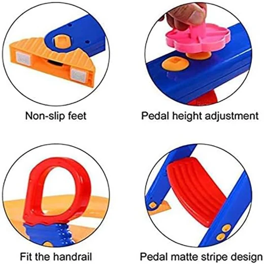 Training Seat Toddler Child Toilet Trainer with Step Stool Ladder – Foldable Potty Training Seat with Anti-Slip Step & Handrails for Kids Ages 1–4 Years - Rs Toys - Image 9