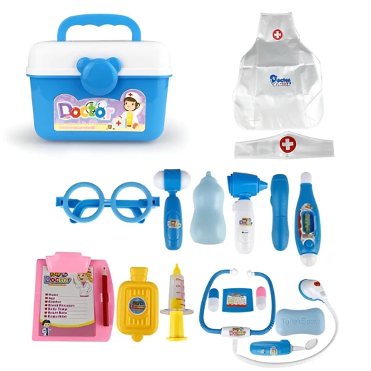 Educational Play Suitcase for Kids – Realistic 17-Piece Doctor Set with Medical Tools for Imaginative Role Play