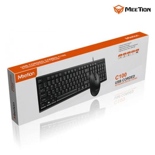 طقم لوحة مفاتيح وماوس سلكي ميشن MT-C100-RS عبر USB – تصميم مريح، مفاتيح هادئة، ماوس بصري 1000 DPI، لوحة مفاتيح كاملة، توصيل وتشغيل مباشر طقم لوحة مفاتيح وماوس سلكي ميشن MT-C100-RS عبر USB – تصميم مريح، مفاتيح هادئة، ماوس بصري 1000 DPI، لوحة مفاتيح كاملة، توصيل وتشغيل مباشر
