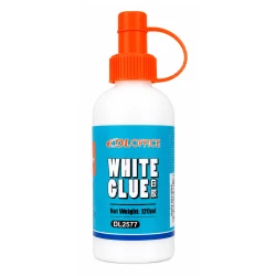 DL Office Multi-Purpose Washable Non-Toxic White Glue for School, Office, Paper, Fabric, Cardboard & Crafts – 120 ml (DL2577)