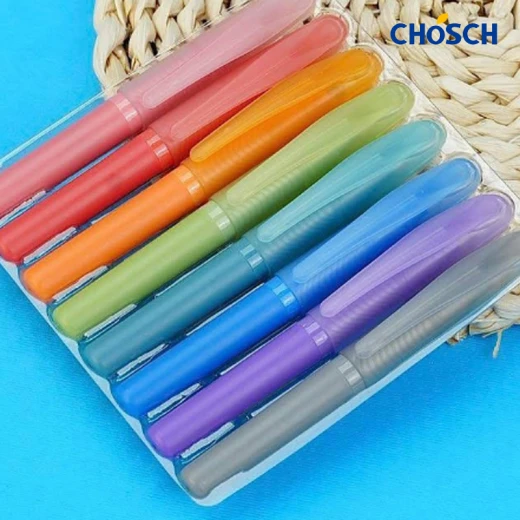 CHOSCH Pocket Gel Pen Tip 0.5 mm 8 Colors , Fast Dry , Mat Finished (CS-G332-RS) - Chosch - Image 6