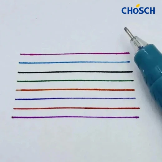 CHOSCH Pocket Gel Pen Tip 0.5 mm 8 Colors , Fast Dry , Mat Finished (CS-G332-RS) - Chosch - Image 3