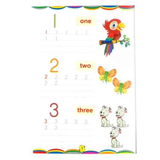 Erasable White Board book learning Numbers Size 33.5 x 24 cm 10 Pages (1709-RS) - Rs Toys - Image 4