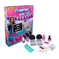 Stamping Nail Studio - Pretend Play at Home Salon for Girls | Best Gift for Girls Ages 8+
