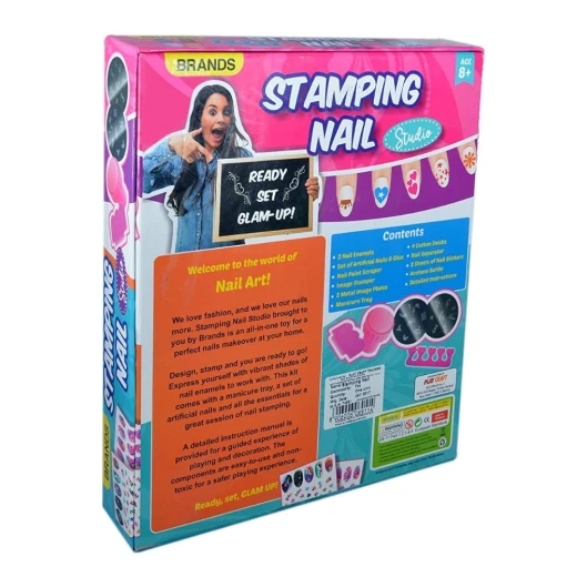 Stamping Nail Studio - Pretend Play at Home Salon for Girls | Best Gift for Girls Ages 8+ - Rs Toys - Image 3