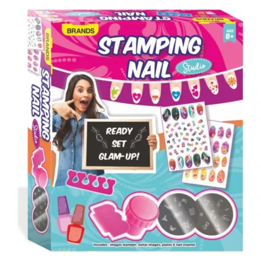 Stamping Nail Studio - Pretend Play at Home Salon for Girls | Best Gift for Girls Ages 8+ - Rs Toys - Image 4