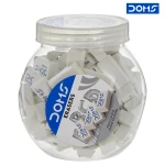 DOMS - White Eraser Jar Of 30 Small Erasers 2.5 cm long (7255-RS) - Rs Toys