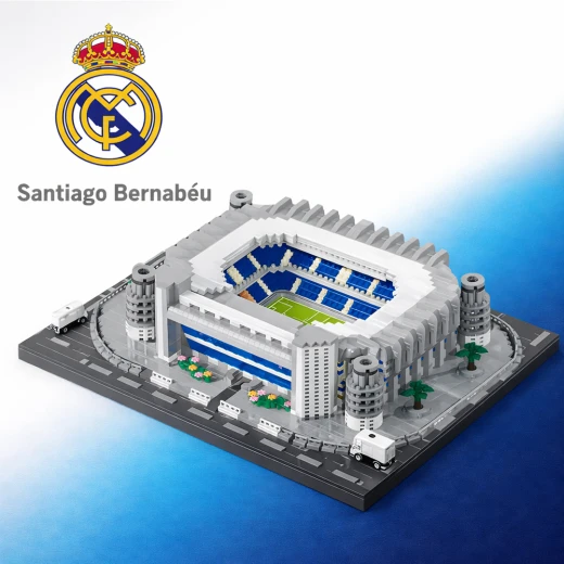 Santiago Bernabéu Football Stadium Building Model – 2727 Pieces | Real Madrid Stadium Replica | Educational Building Toy for Kids & Adults | Suitable for Ages 6+ Santiago Bernabéu Football Stadium Building Model – 2727 Pieces | Real Madrid Stadium Replica | Educational Building Toy for Kids & Adults | Suitable for Ages 6+