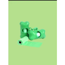 Pet poop bag 2 rolls with Bag Holder