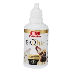Bio PetActive BiOtic Ear Cleaning Solution for Cats & Dogs, Gentle Ear Cleaner for Pets, 100 ml, Made in Turkey