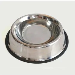 Pets Stainless Steel Pet Food & Water Bowl – Non-Slip Base