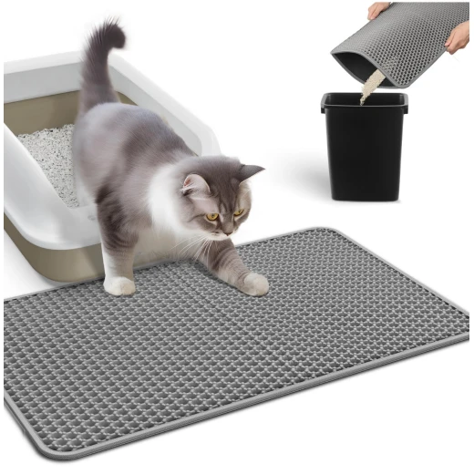 Pets Cat Litter Trapping Mat – Double-Layer & Non-Slip 90 X 60cm Pets Cat Litter Trapping Mat – Double-Layer & Non-Slip 90 X 60cm